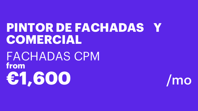 PINTOR DE FACHADAS    Y COMERCIAL