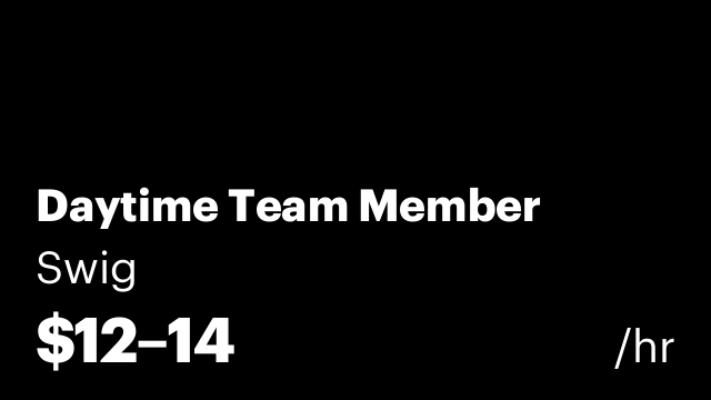 Daytime Team Member