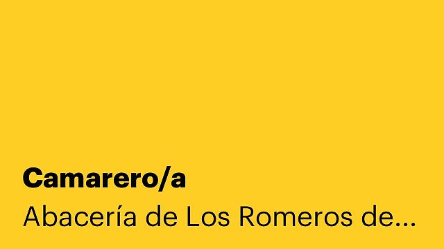 Camarero/a