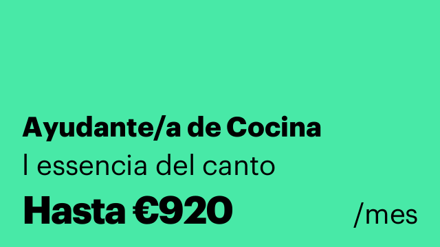 Ayudante/a de Cocina