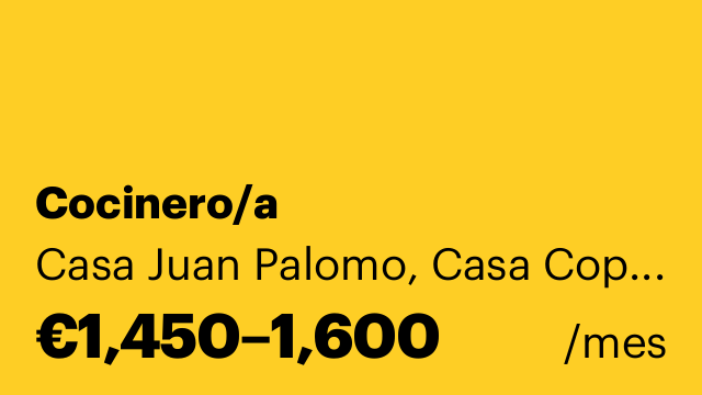 Cocinero/a