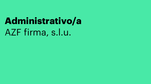 Administrativo/a