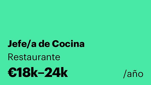 Jefe/a de Cocina