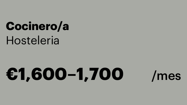 Cocinero/a