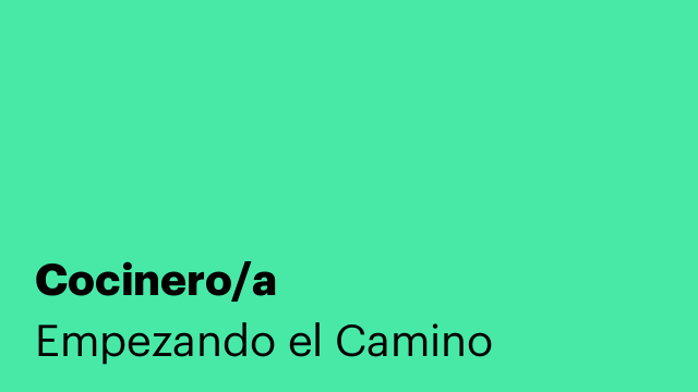 Cocinero/a