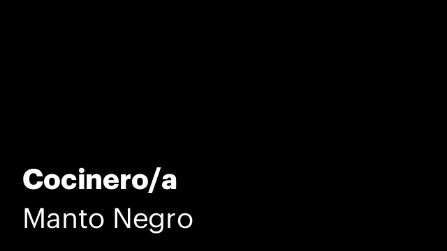 Cocinero/a
