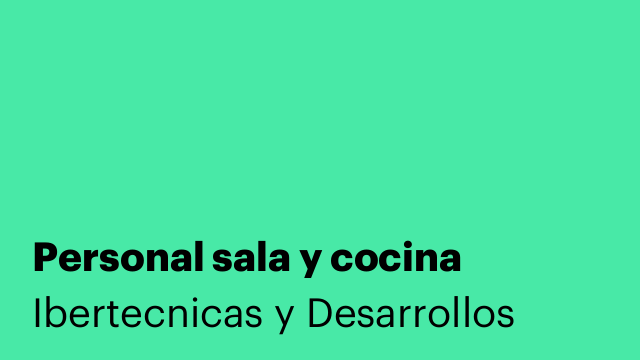Personal sala y cocina