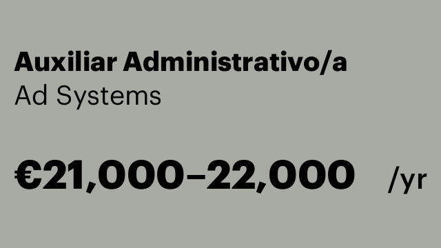 Auxiliar Administrativo/a