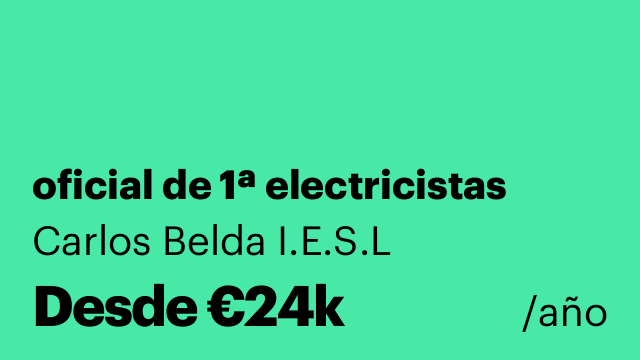 oficial de 1ª electricistas