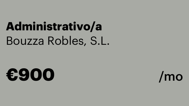 Administrativo/a