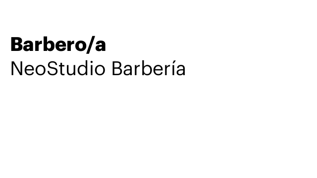 Barbero/a