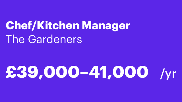 Chef/Kitchen Manager