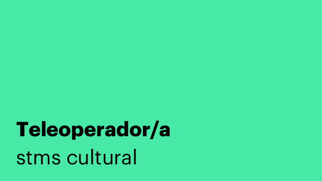 Teleoperador/a