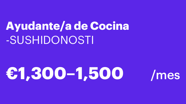 Ayudante/a de Cocina
