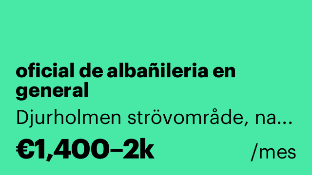 oficial de albañileria en general