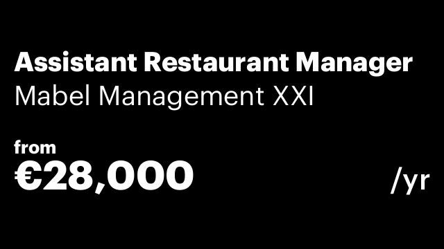 Assistant Restaurant Manager