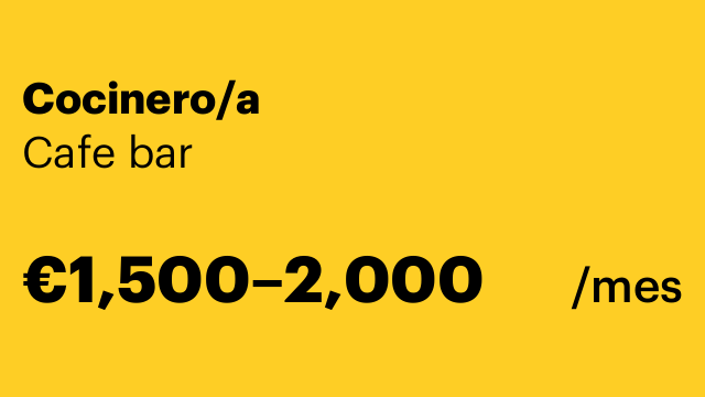 Cocinero/a