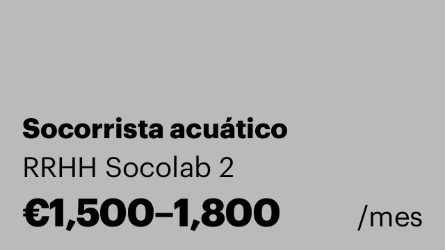 Socorrista acuático