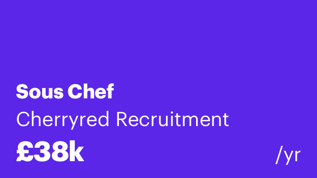 Sous Chef