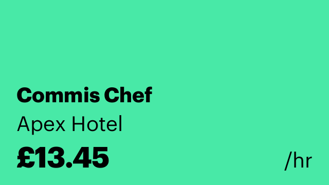 Commis Chef