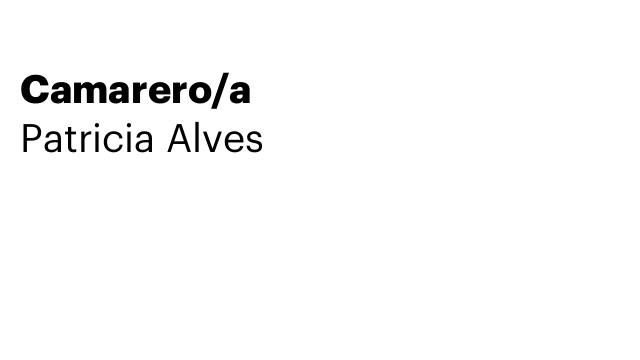 Camarero/a