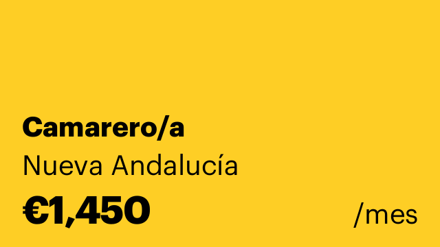 Camarero/a