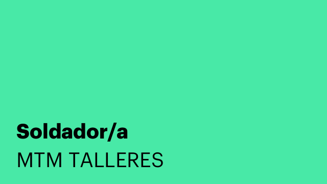 Soldador/a