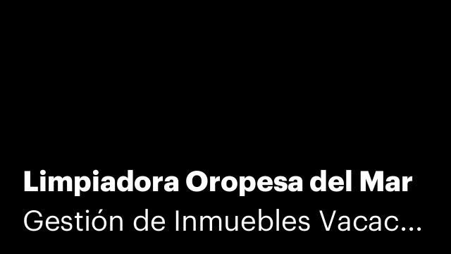 Limpiadora Oropesa del Mar