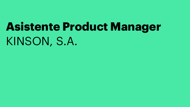 Asistente Product Manager