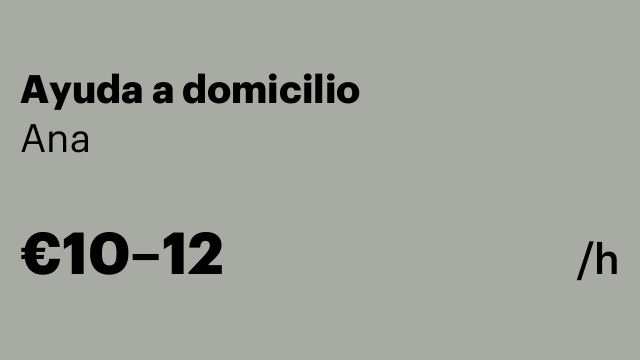 Ayuda a domicilio