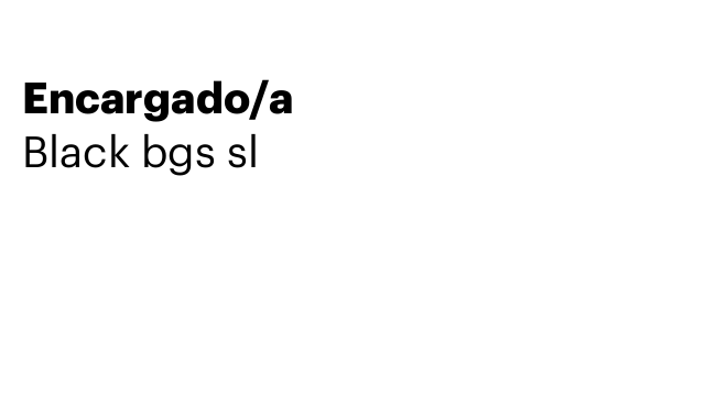 Encargado/a