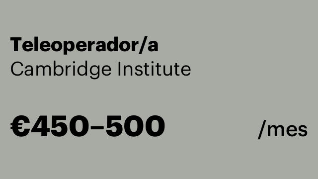 Teleoperador/a