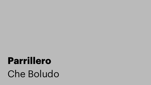 Parrillero