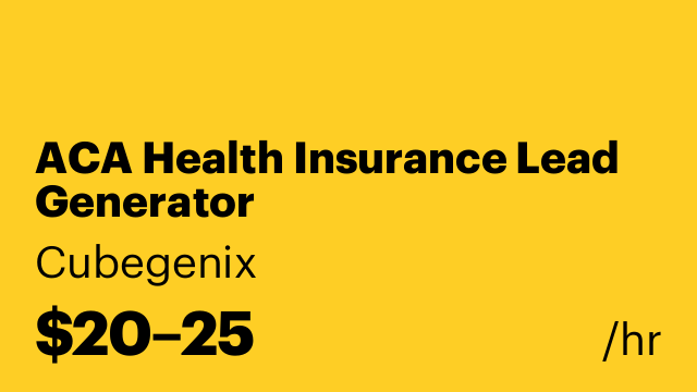 ACA Health Insurance Lead Generator