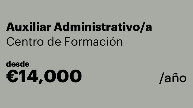 Auxiliar Administrativo/a