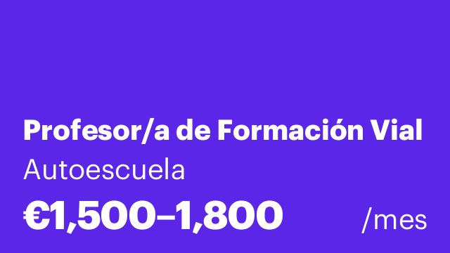 Profesor/a de Formación Vial