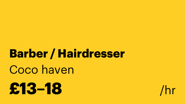 Barber / Hairdresser