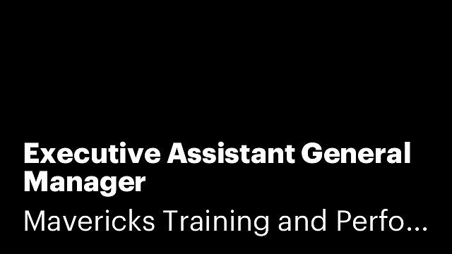 Executive Assistant General Manager