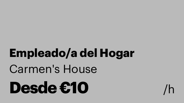Empleado/a del Hogar