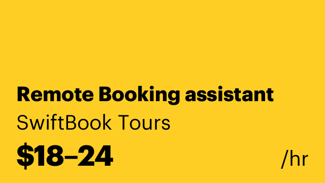 Remote Booking assistant