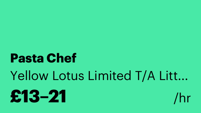 Pasta Chef