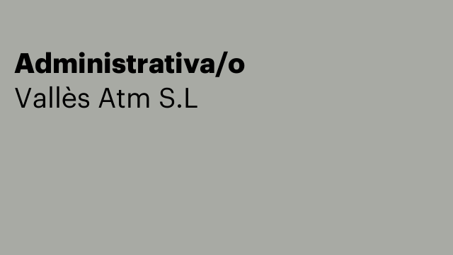 Administrativa/o