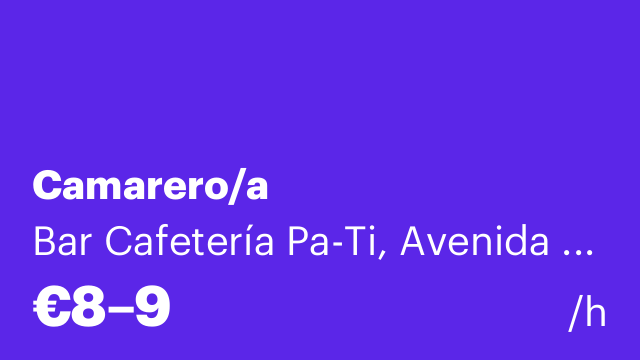 Camarero/a