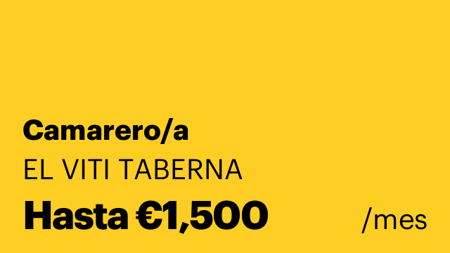 Camarero/a