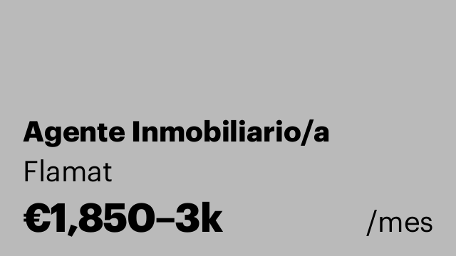 Agente Inmobiliario/a