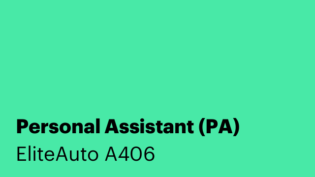 Personal Assistant (PA)