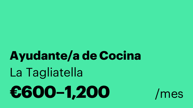 Ayudante/a de Cocina