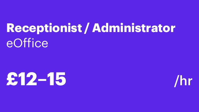 Receptionist / Administrator