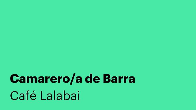Camarero/a de Barra