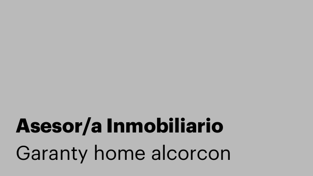 Asesor/a Inmobiliario